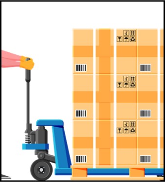 Heavy duty pallet jack with reinforced steel frame
