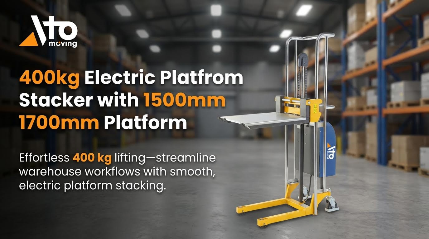 electric platform stacker