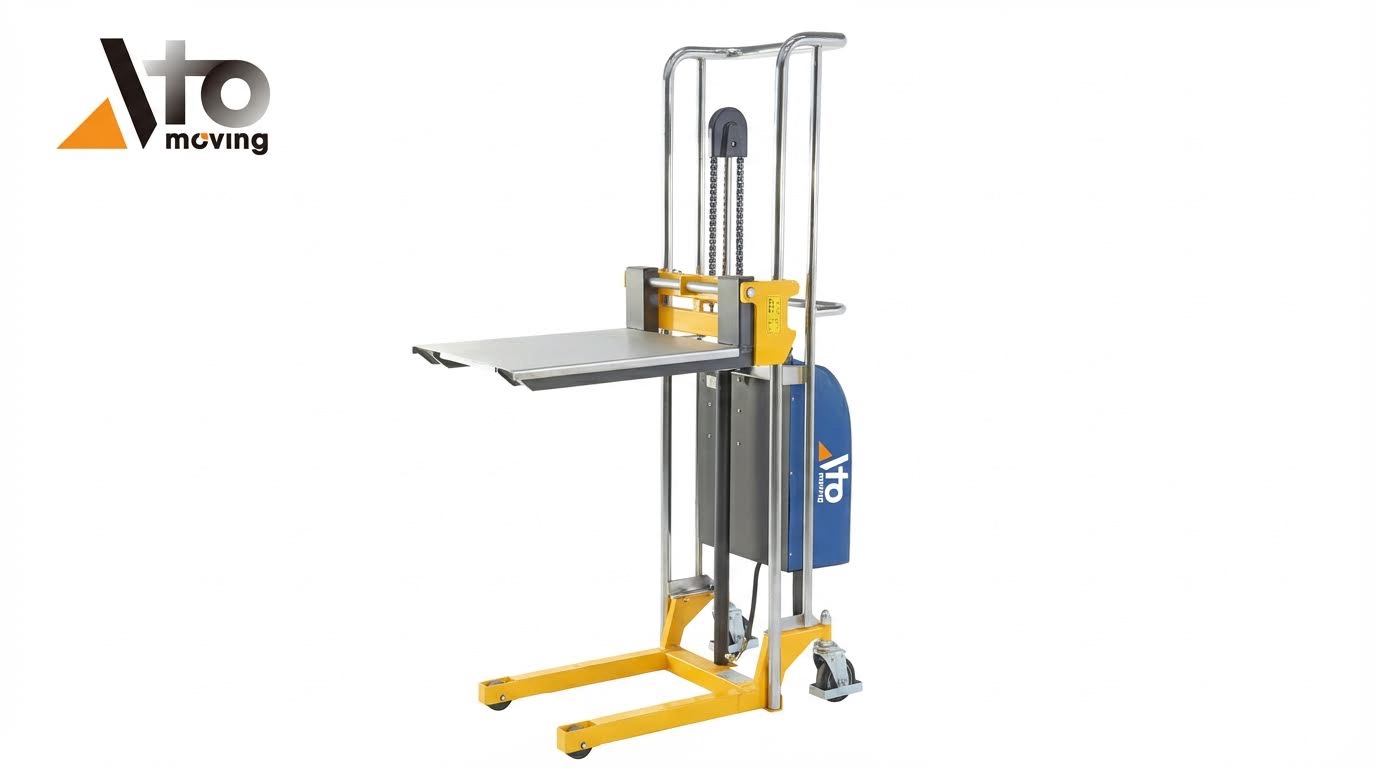 electric platform stacker