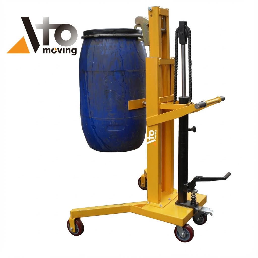 450KG Manual Barrel Lifter DTF450 Heavy Duty Drum Handler For 55 