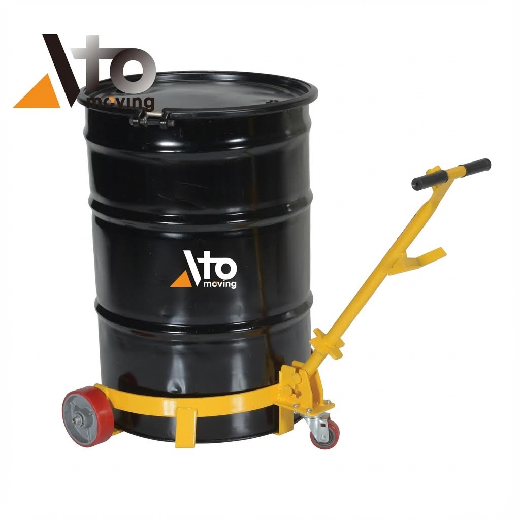 Floor Drum Cart with 200KG Capacity_1_1_2