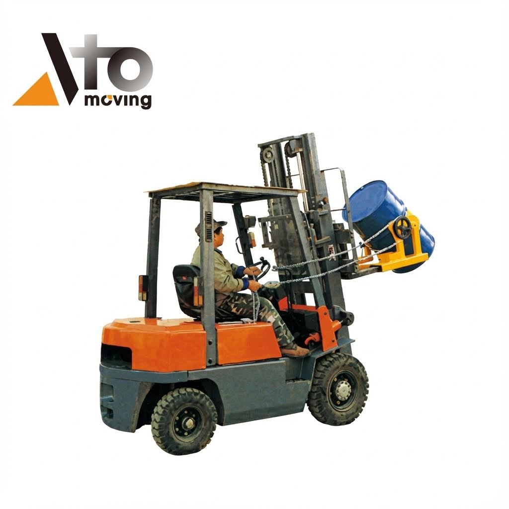 HK265HK285HK300 Forklift Mounted Drum Handler for Forklift