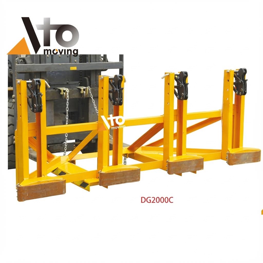 Heavy Duty 2000kg Drum Lifter Forklift Attachment_1_1_3