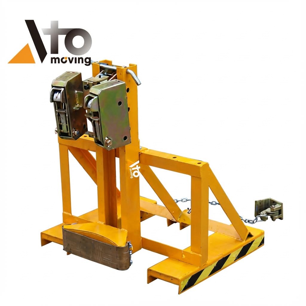 Heavy Duty 500KG Forklift Drum Lifter With Single Grips_1_1