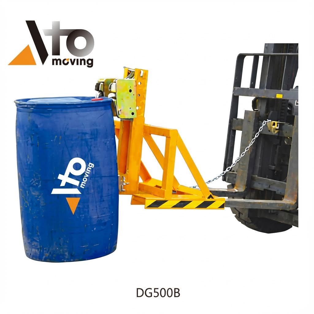 Heavy Duty 500KG Forklift Drum Lifter With Single Grips_1_1_500B_1