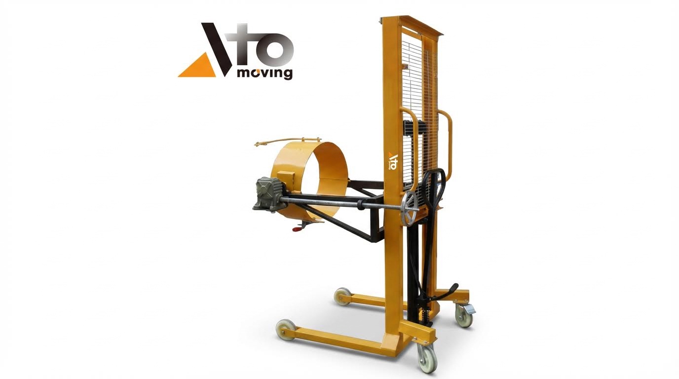 hydraulic drum stacker