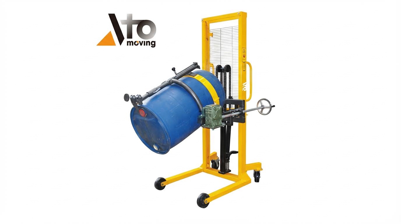 hydraulic drum stacker