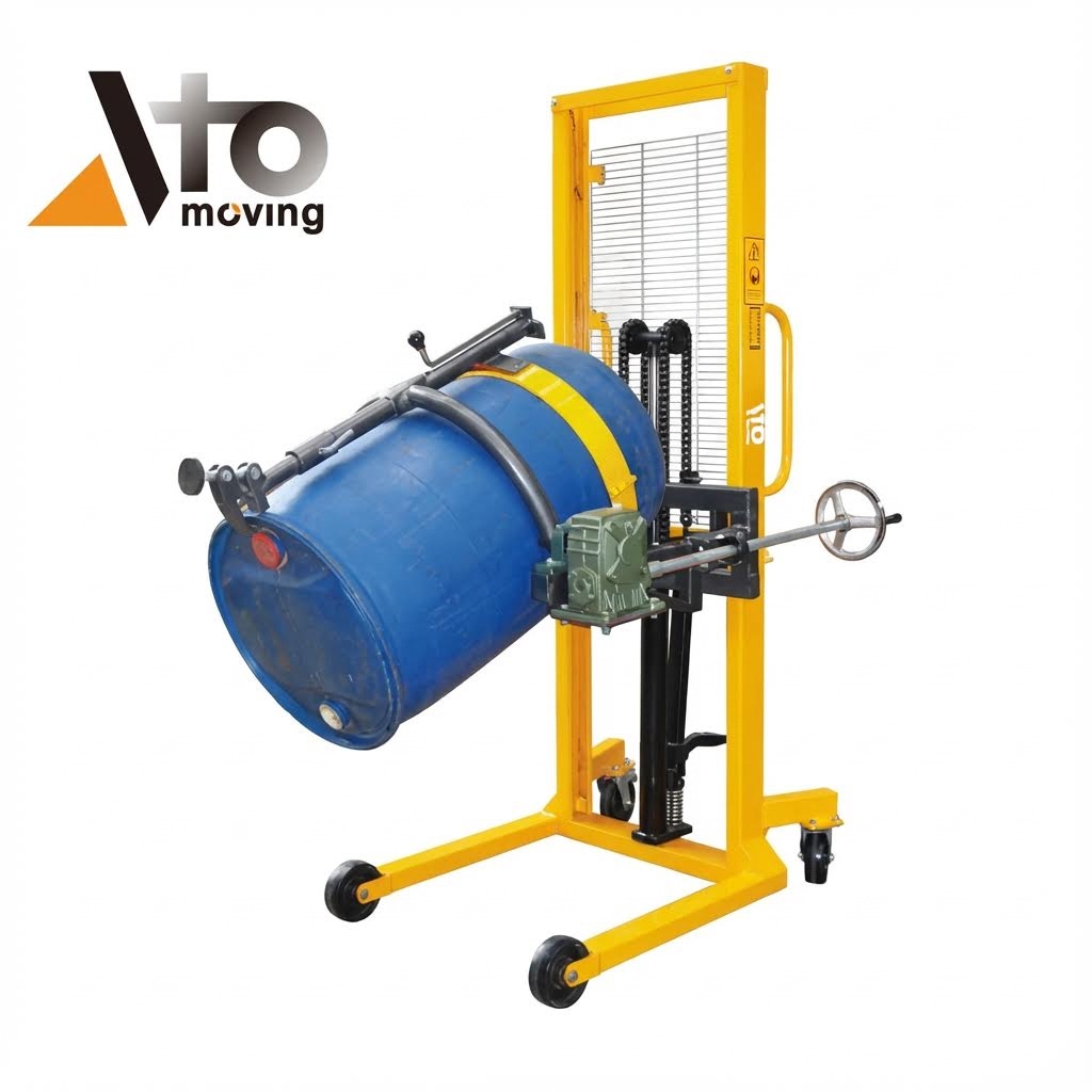Hydraulic Drum Stacker with Rotate Function_1_1_1