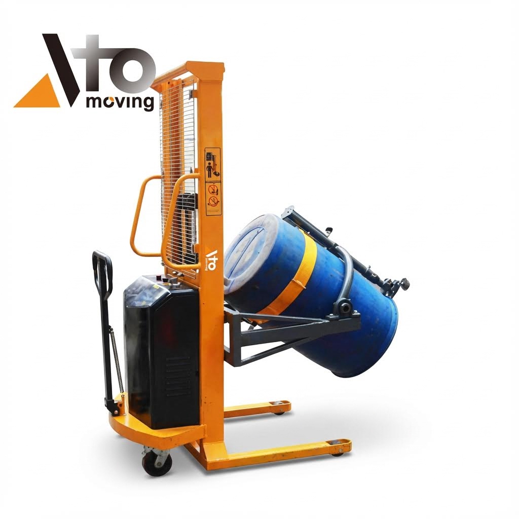 Pneumatic Drum Stacker Lifting and Rotator_1_1_1