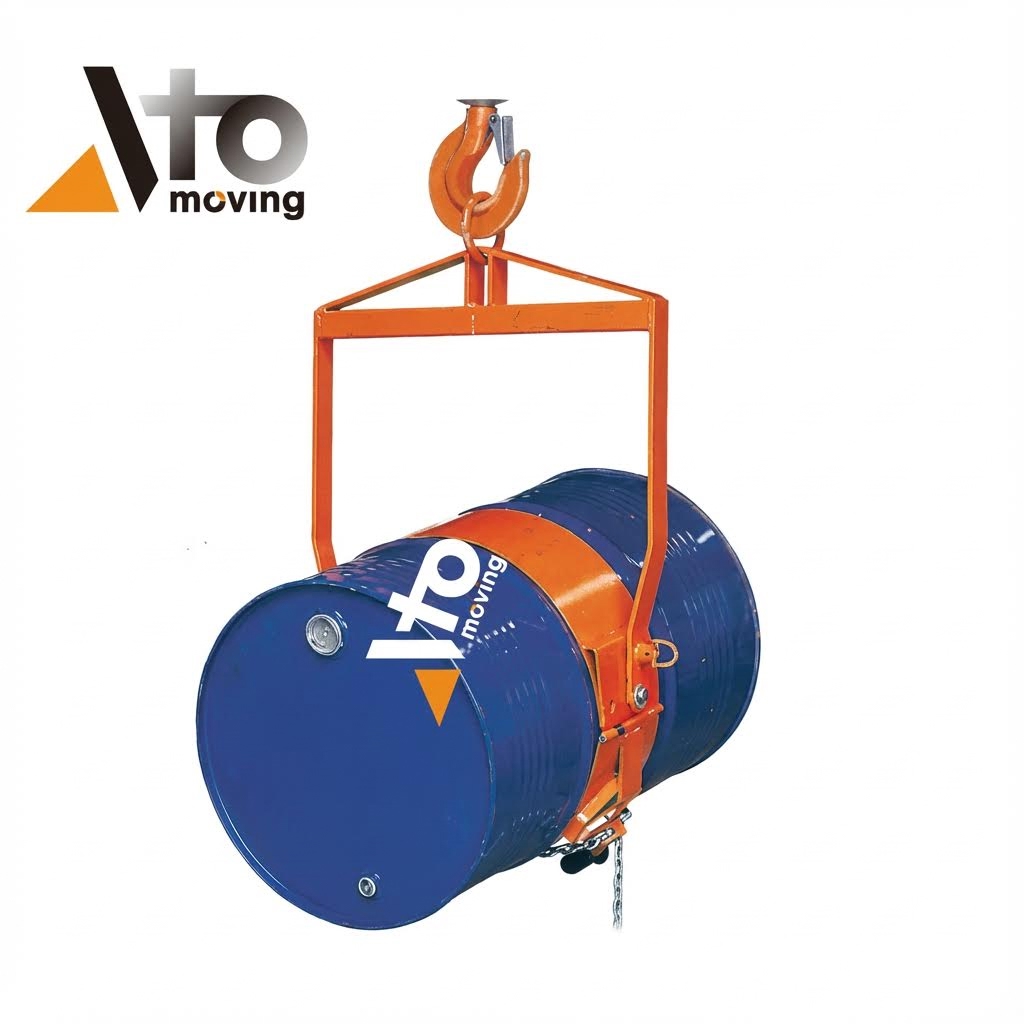 Vertical Drum Lifter Forklift Barrel Dumper_1_1_2