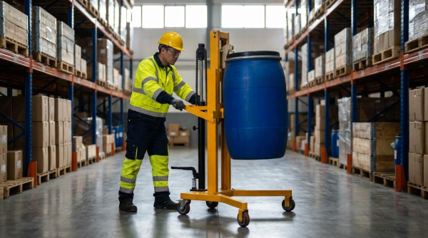 manual barrel lifter