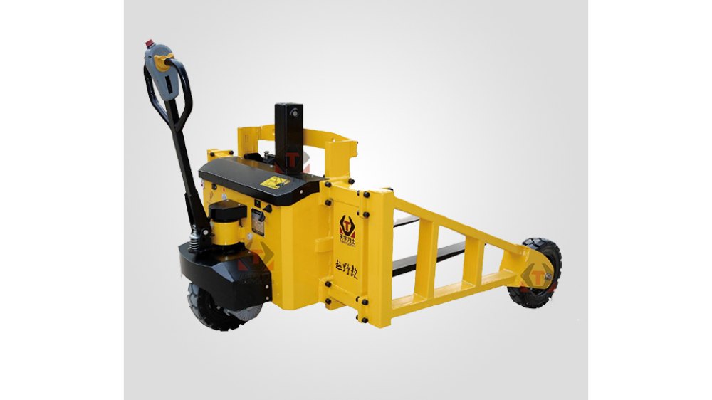 Tianyu Lishi walkie pallet jack, durable powered pallet mover with a compact design, ideal for daily load handling in retail backrooms and small warehouses.